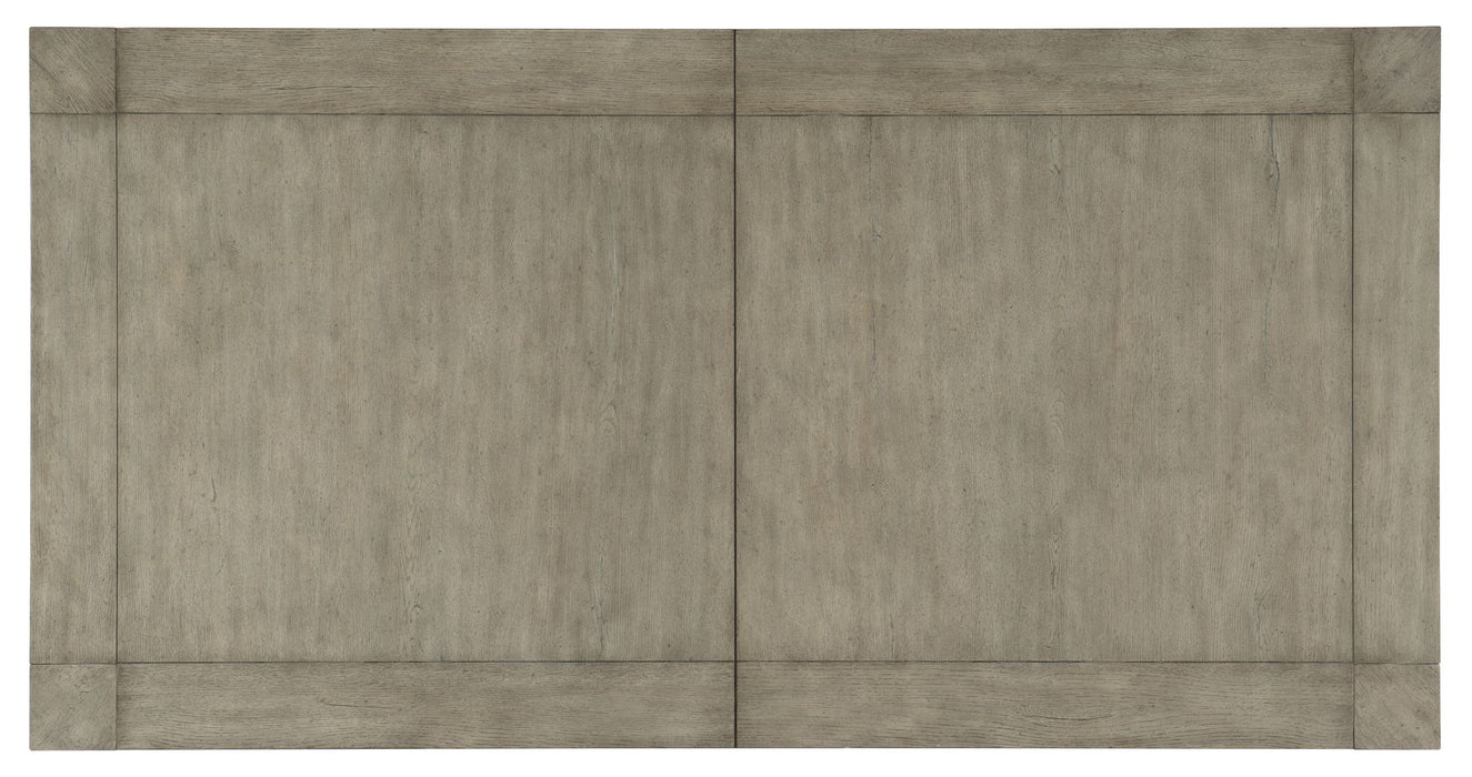 Linville Falls - North Fork Rectangle Dining Table With 1-24" Leaf - Gray