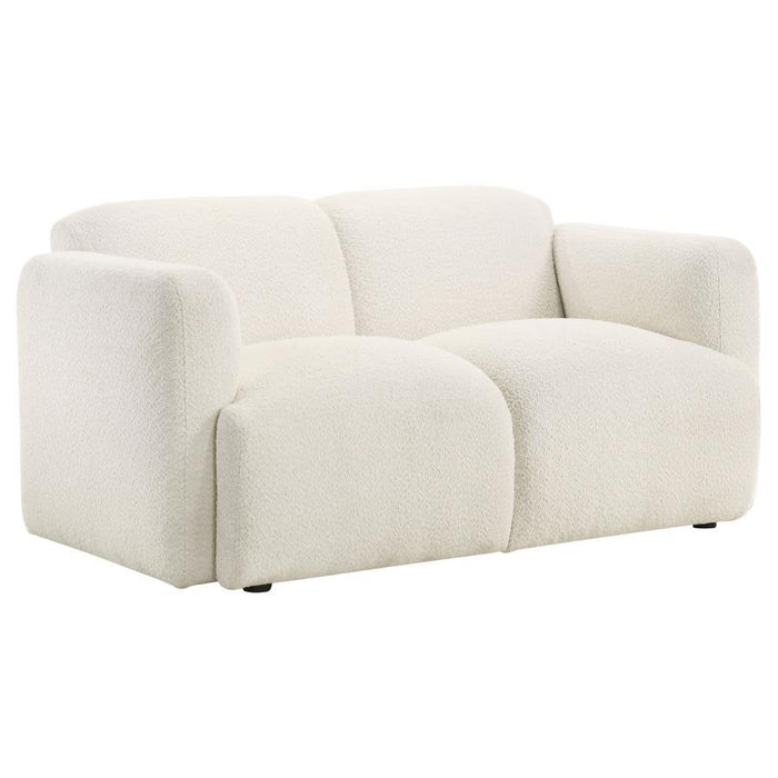 Dorset - Fabric Upholstered Round Track Arm Loveseat