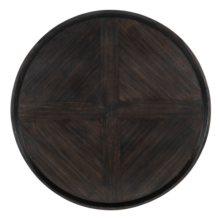 Commerce And Market - Round Cocktail Table - Black