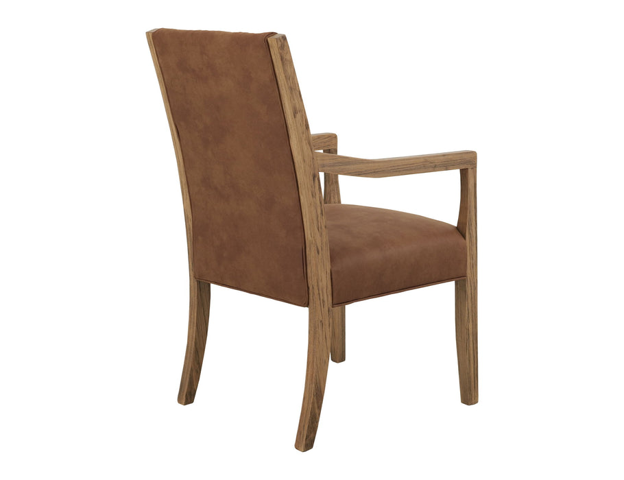 Verona - Upholstered Dining Armchair - Brown