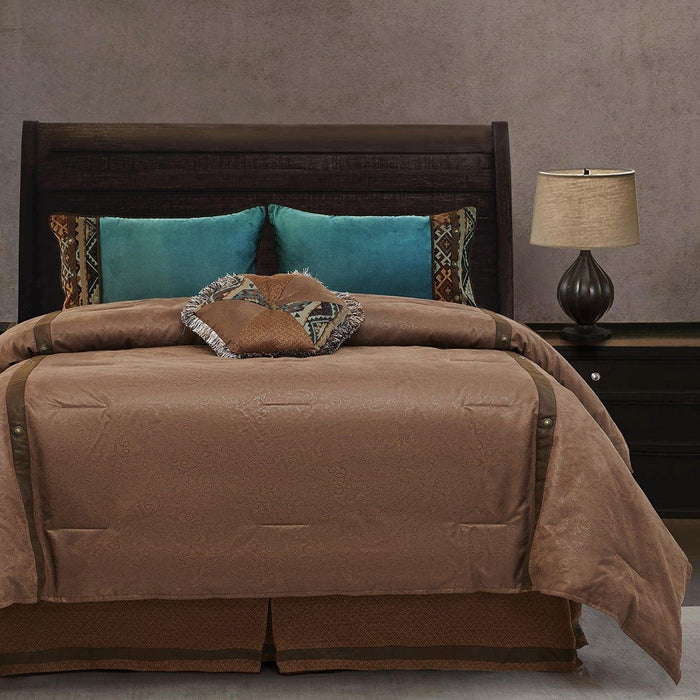 Del Rio - Twin Comforter Set (Set of 4) - Brown