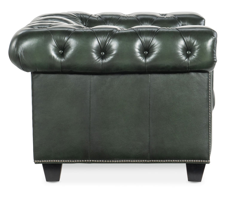 SS - Charleston Tufted Chair - Dark Green