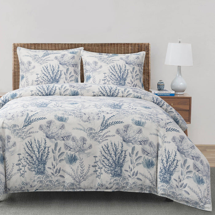Oceania - King Comforter Set (Set of 3) - Blue