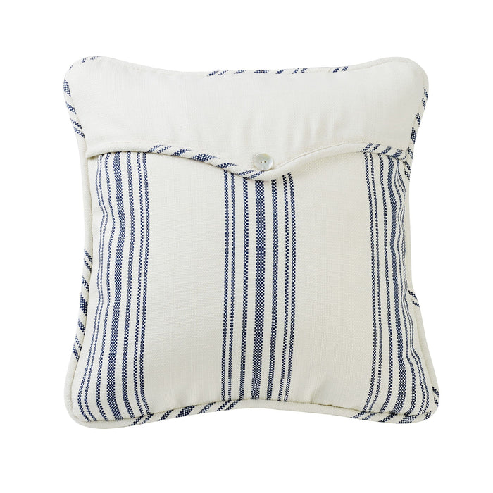 Prescott - Linen Weave Envelope Pillow - Navy