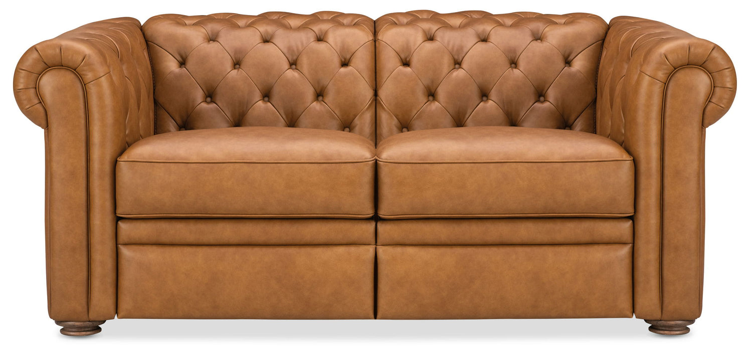 MS - Glover Power Reclining Loveseat With Power Headrest - Brown