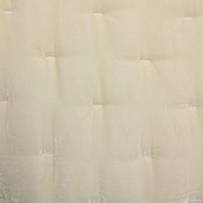 Stella - Full/Queen Faux Silk Velvet Pintuck Quilt - Stone