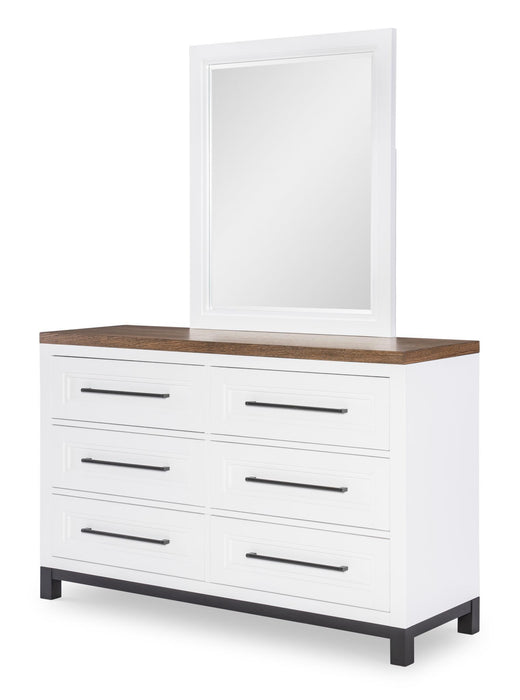 Dutton - Six Drawer Dresser - Natural White