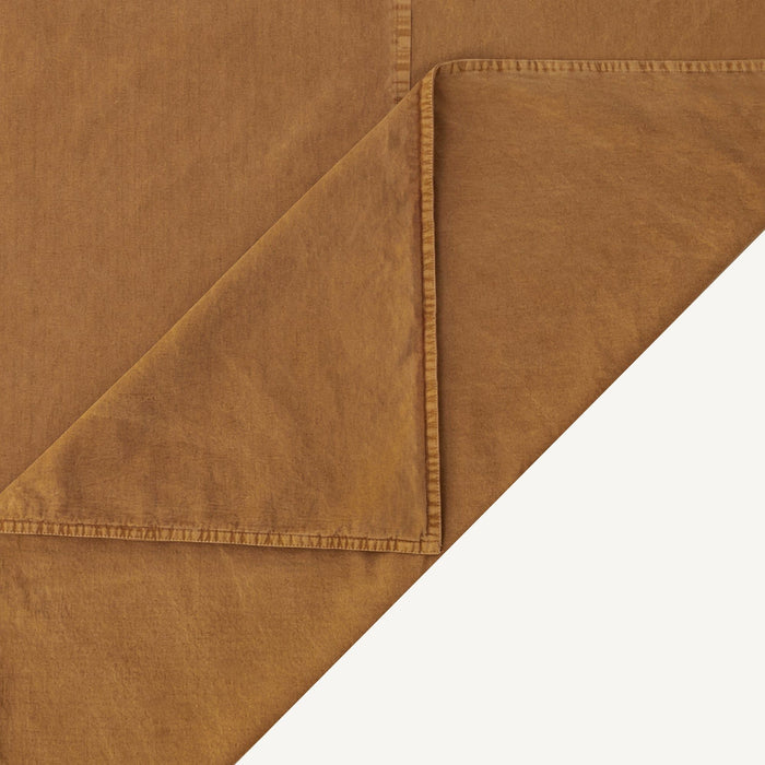 Cotton Canvas - King Stonewashed Duvet Cover Set (Set of 3) - Terracotta