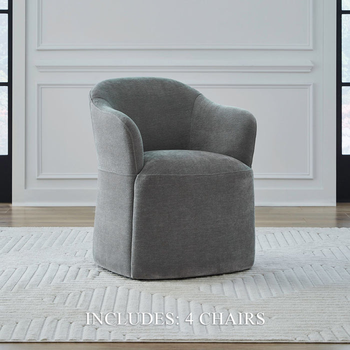 Accent Dining - Dining Chairs With Casters (Set of 4)