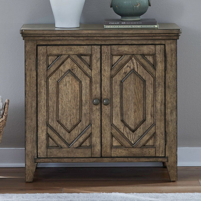 Carolina Park - 2 Door Bedside Chest With Charging Station - Brown