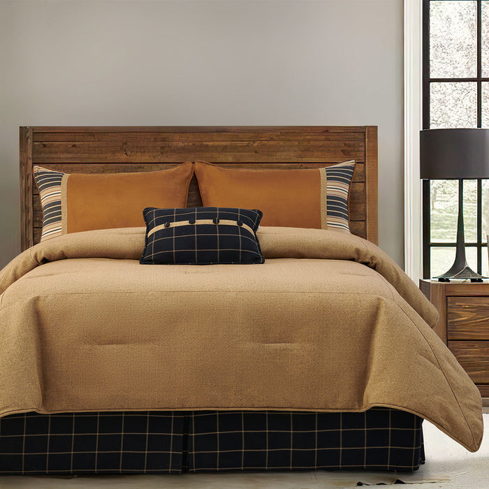 Ashbury - Full Comforter Set (Set of 5) - Brown