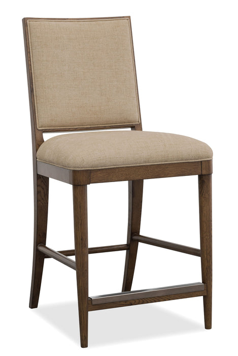 Cashiers - Counter Chair - Chestnut / Willarae Cashew