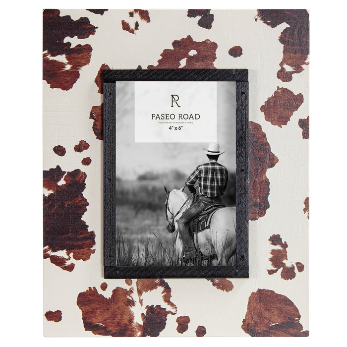 Cowhide - Picture Frame, 2 Per Carton - Multi Color