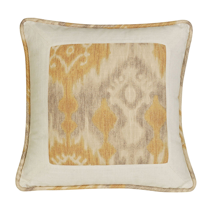 Casablanca - Framed Pillow - Tan / Orange