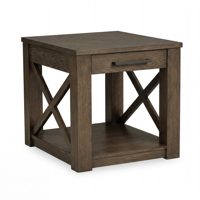 Ellison - End Table - Desert Oak