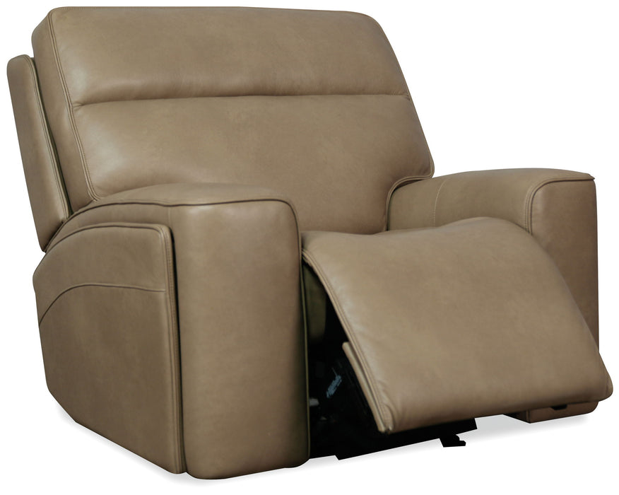 Riverton - Power Gliding Recliner With Power Headrest And Lumbar - Brown