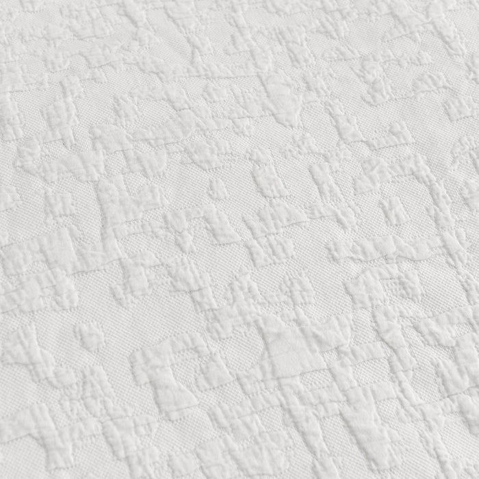 Porto Matelasse - Twin Duvet Cover Set (Set of 2) - Vintage White