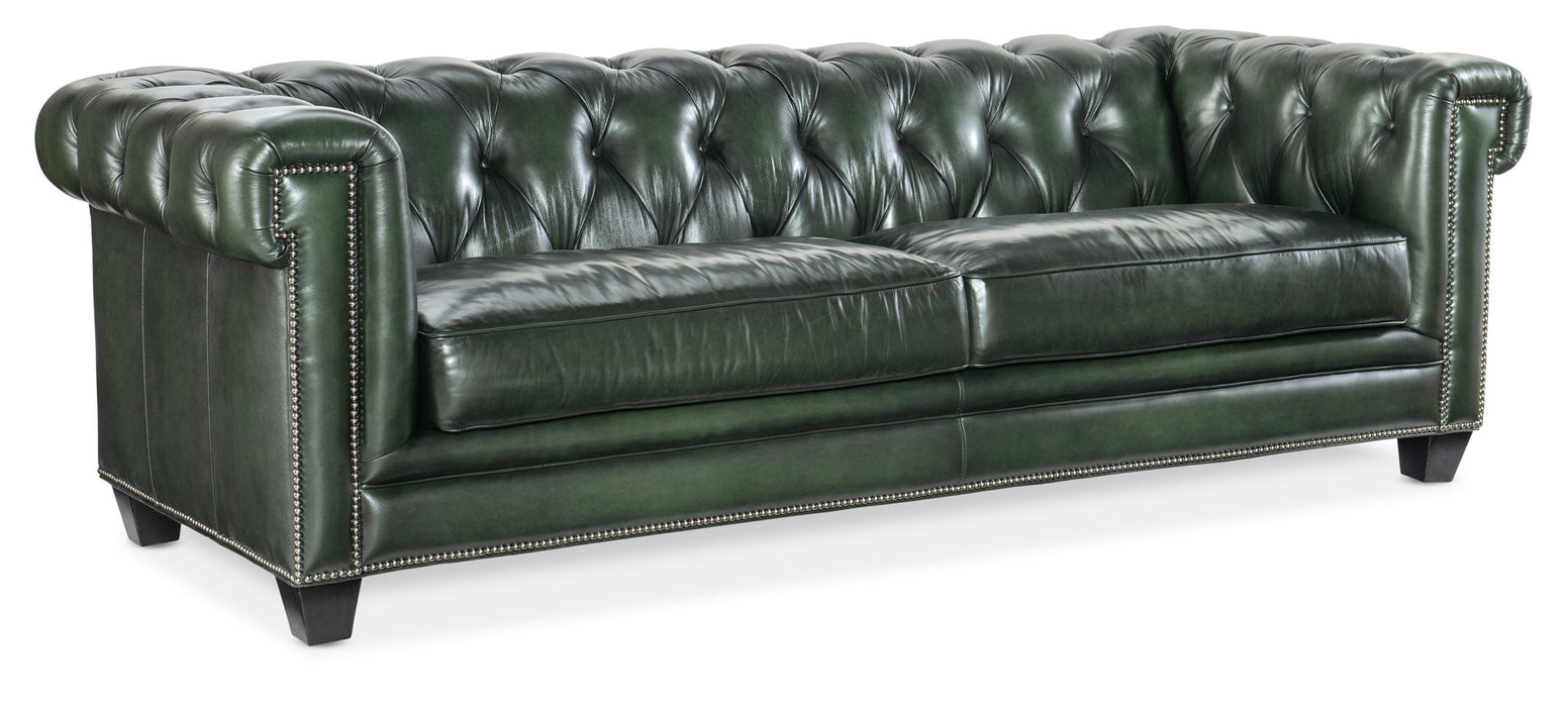 SS - Charleston Tufted Sofa - Dark Green