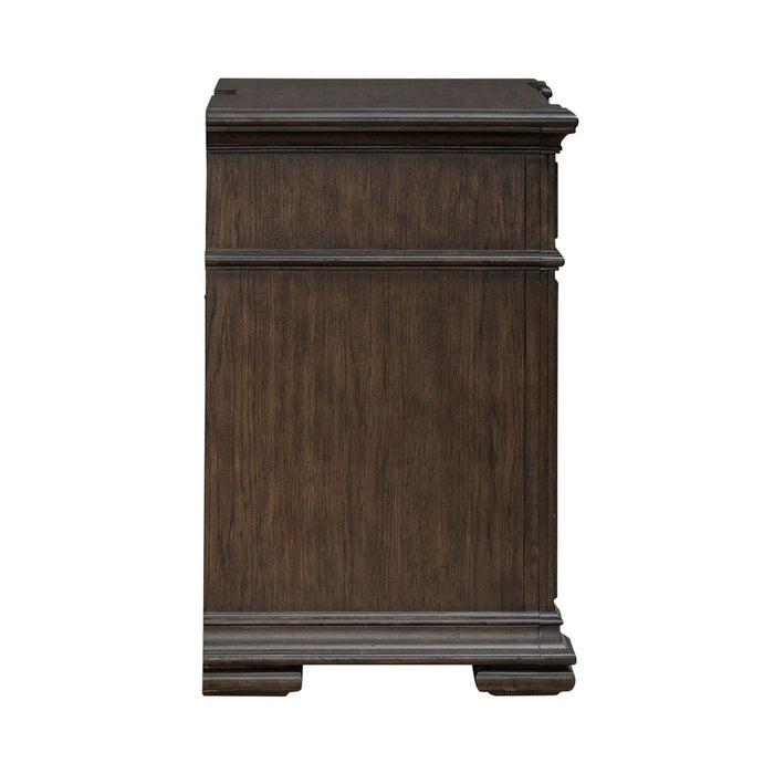 Provence Park - Nightstand With Charging Station - Brown