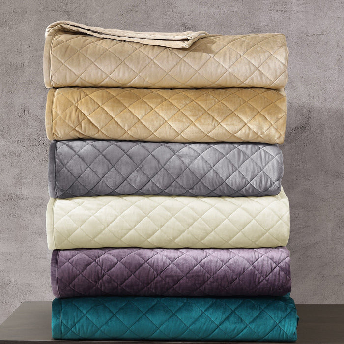 Velvet Diamond - Full/Queen Quilt - Amethyst