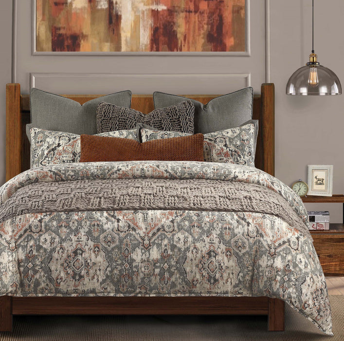 Carmen Kilim - King Duvet Cover Set (Set of 3) - Taupe