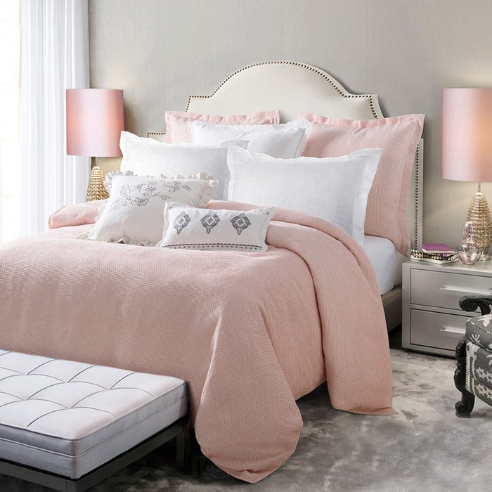 Jolie - King Duvet Cover - Pink