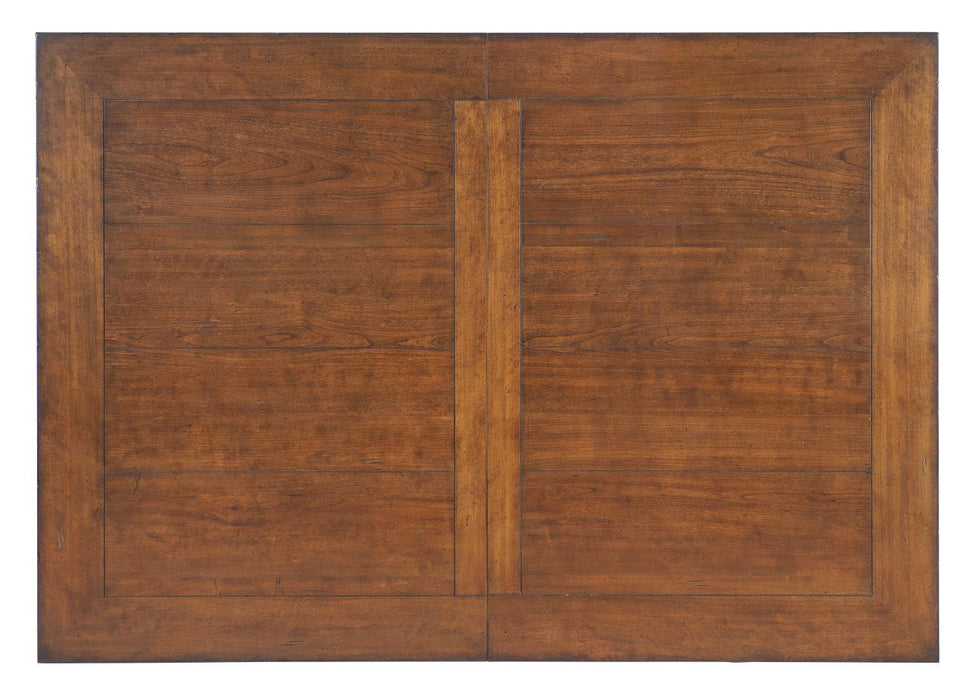 Fenmore - Leg Dining Table - Mocha And Distressed Cherry
