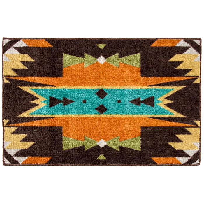 Mesa - Bright Rug 2 Per Carton - Orange / Brown