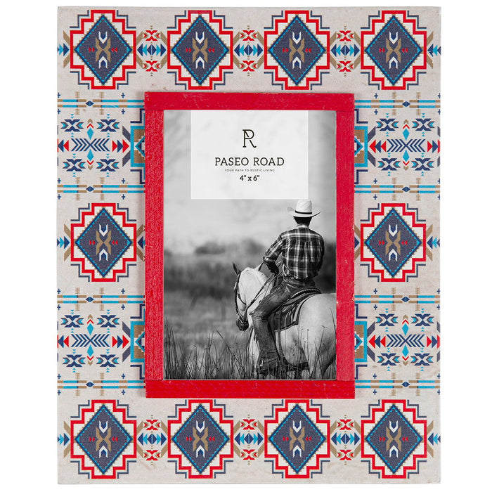 Spirit Valley - 4" x 6" Picture Frame 4 Per Carton - Cream / Red / Green