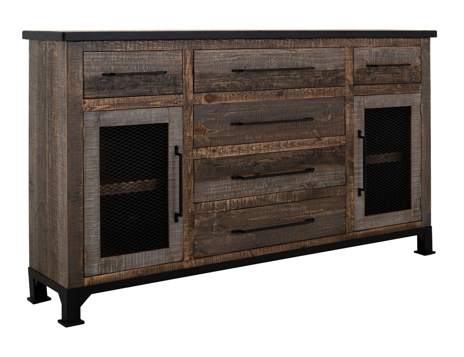 Antique - Buffet - Gray / Brown
