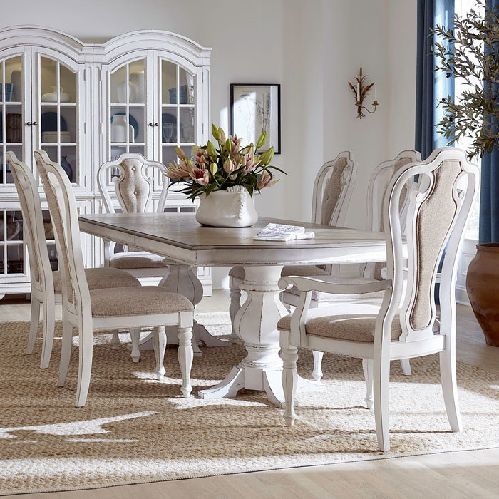 Magnolia Manor - Double Pedestal Table Set