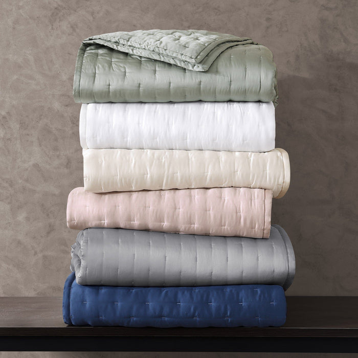 Lyocell - Full/Queen Eucalyptus Quilt Set (Set of 3) - Ivory