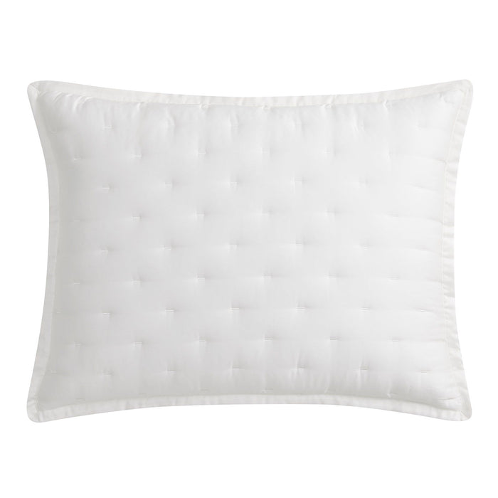 Lyocell - 21" x 34" Eucalyptus Quilt Pillow Sham Set (Set of 2) - White