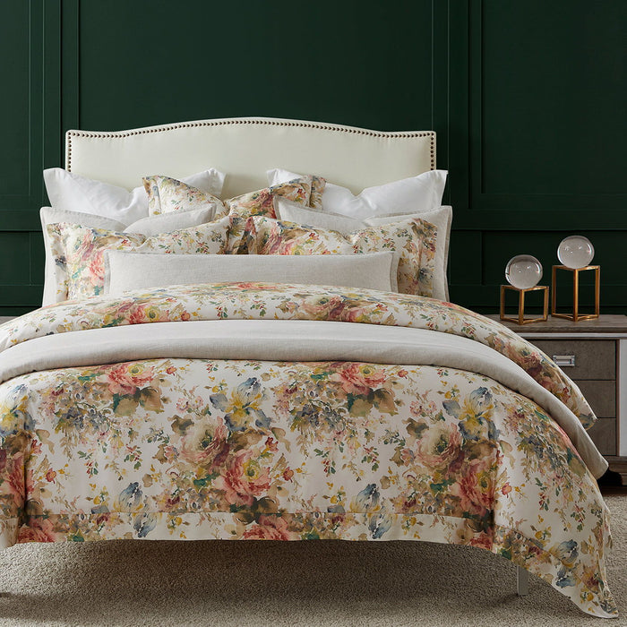 Lyocell - King Jardin Eucalyptus Comforter Set (Set of 3) - Salmon
