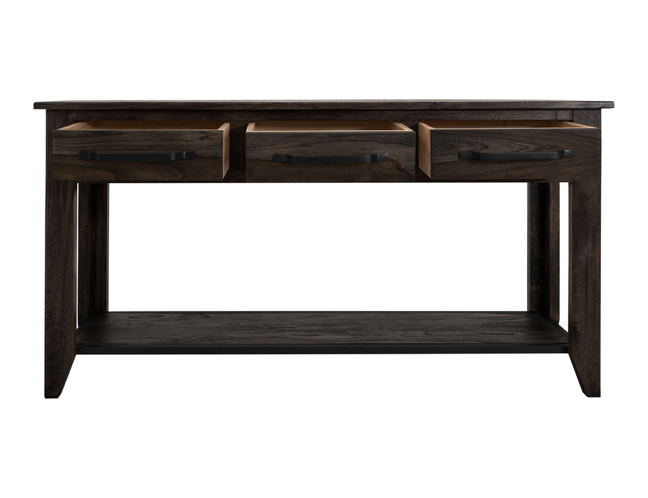 Teak - Sofa Table - Oil Black