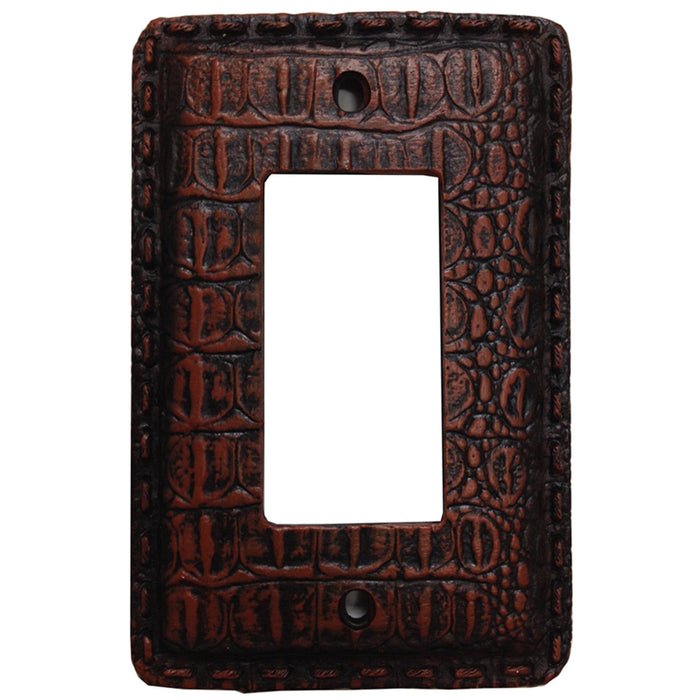 Resin Gator Switch Plate - 5" x 3.5" Resin Gator Single Rocker Wall Switch Plate 4 Per Carton - Multi
