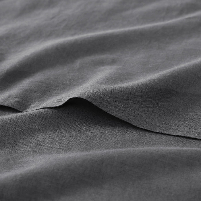 Cotton Comfort - King Quilt Set (Set of 3) - Charcoal