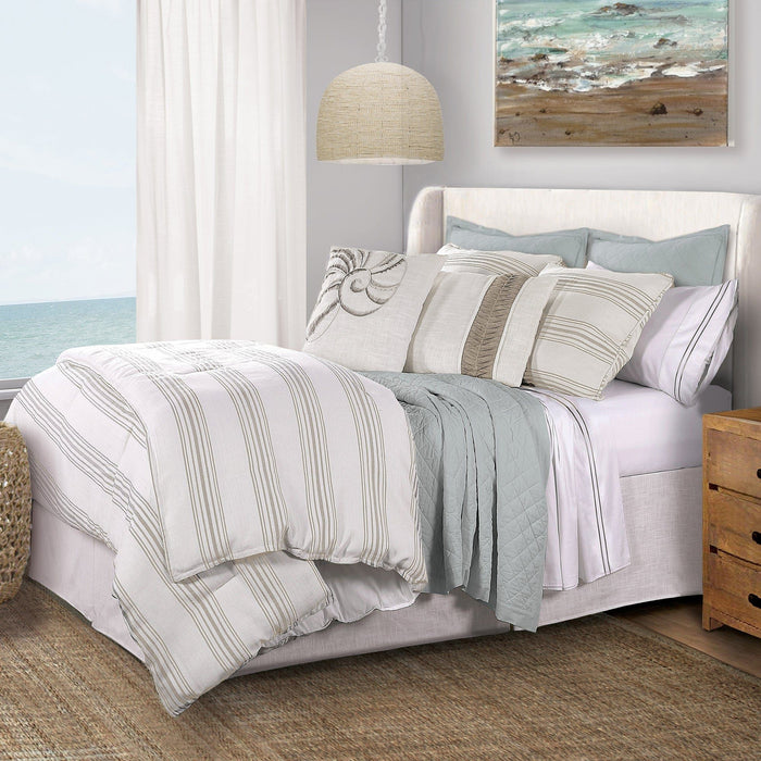 Prescott - Queen Comforter Set (Set of 3) - Taupe