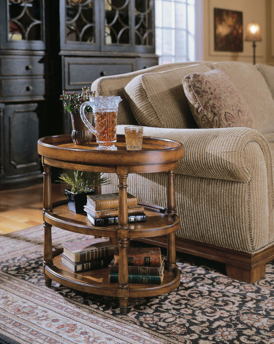 Commerce And Market - Oval Accent Table - Light Brown