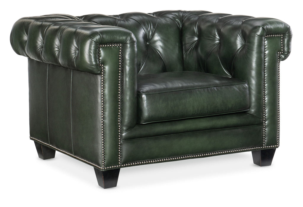 SS - Charleston Tufted Chair - Dark Green