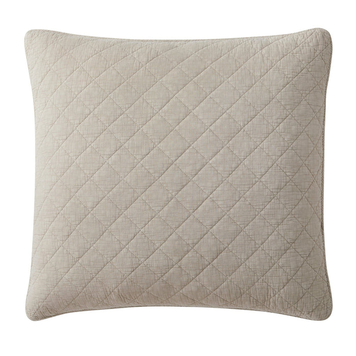 Cotton Gauze - Stonewashed Euro Sham - Sable