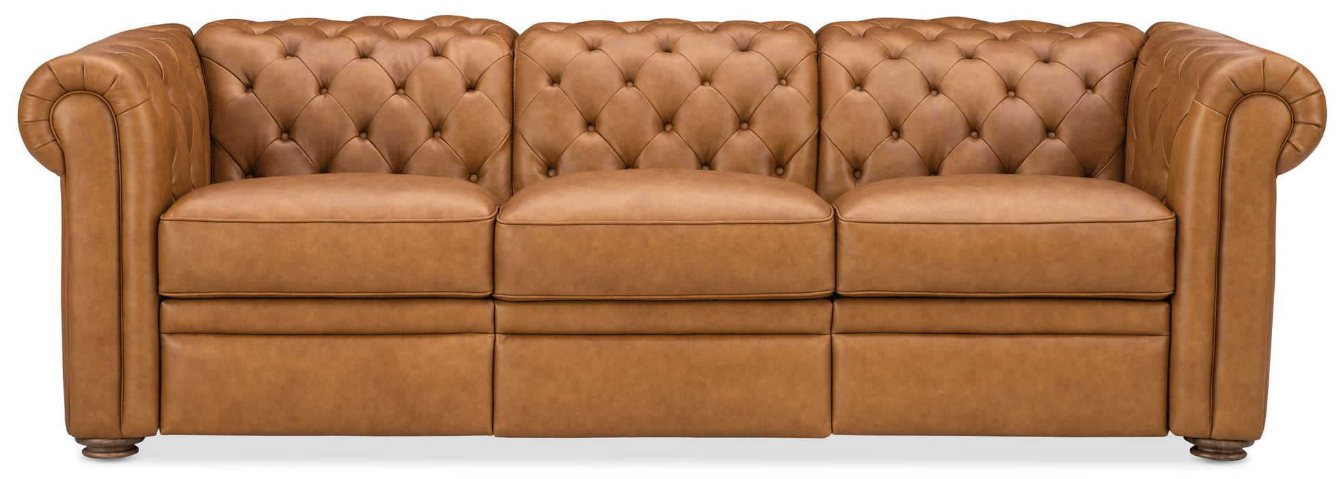 MS - Glover Power Reclining Sofa With Power Headrest - Brown
