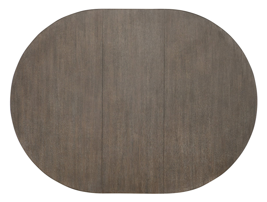 Modern Mood - Round Dining Table With 1-18in Leaf