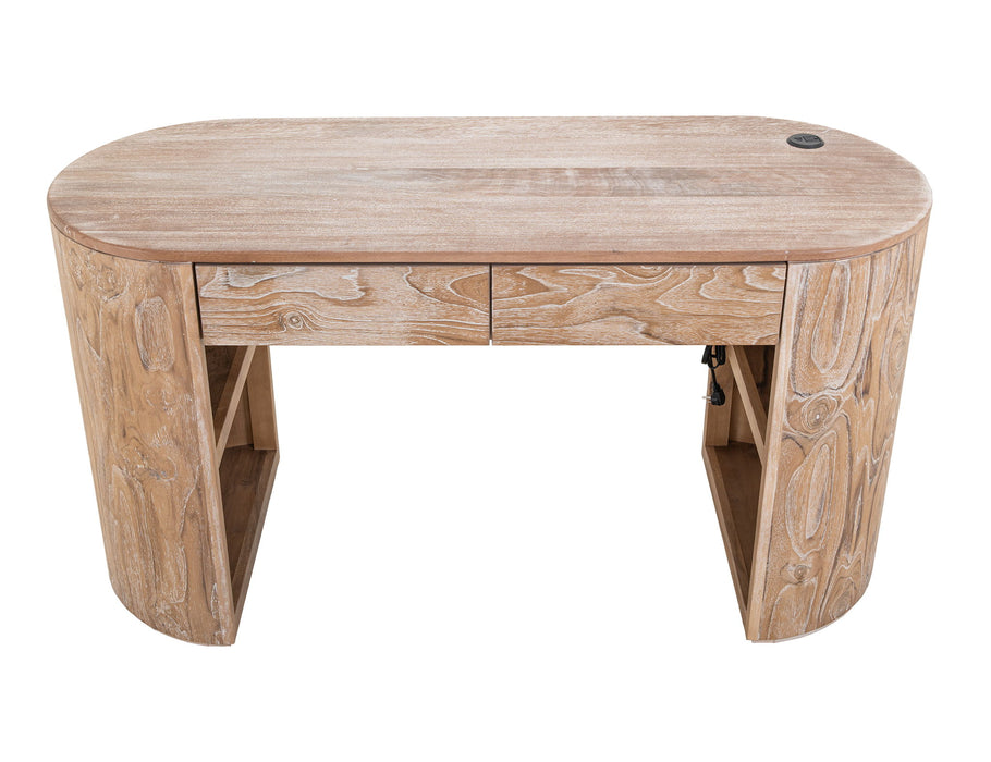 Balam - Desk - Ivory White