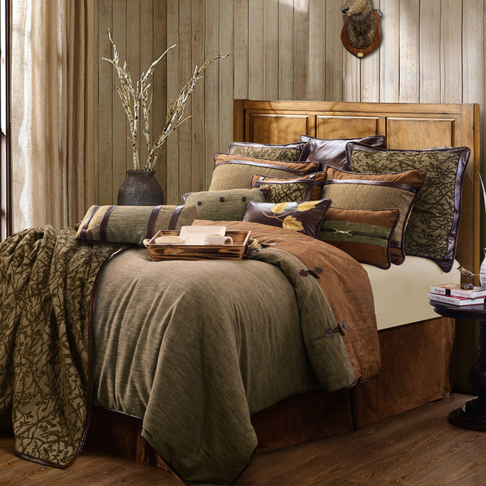 Highland Lodge - Twin Comforter Set (Set of 4) - Brown