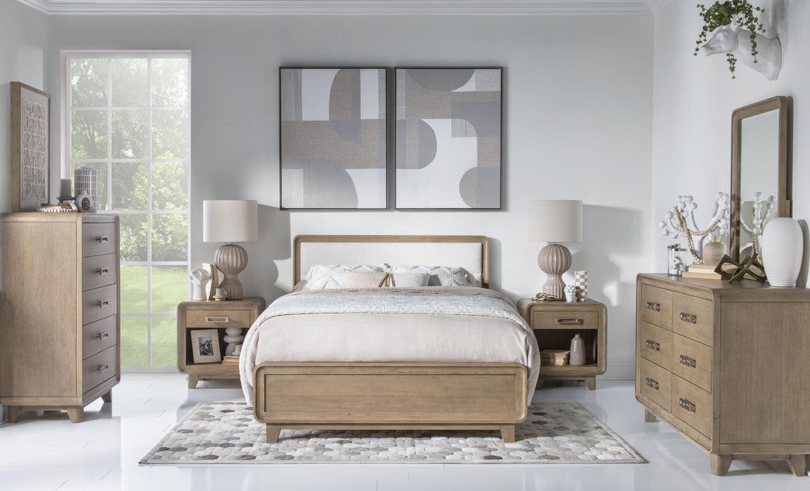 Theo - Beveled Mirror - Desert Oak