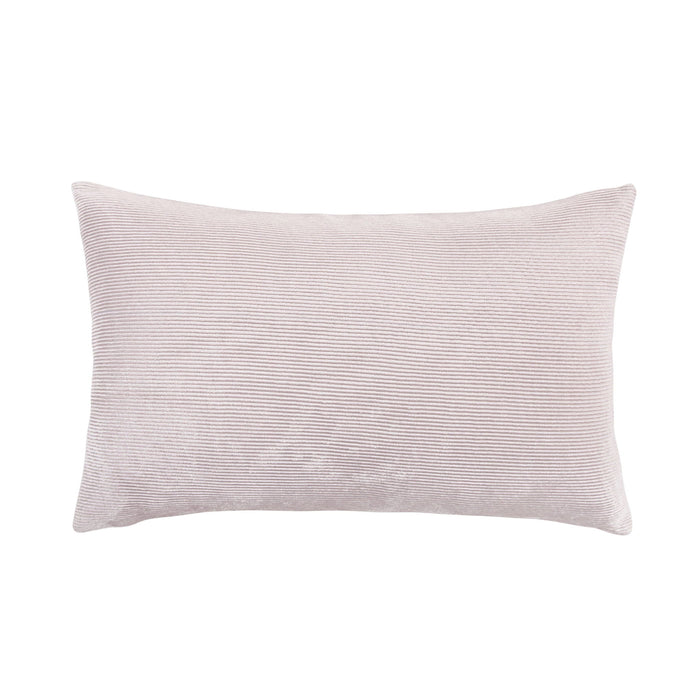 Amelia - Velvet Lumbar Pillow - Pink
