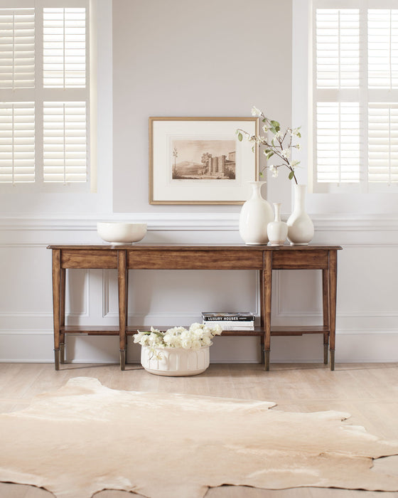 Commerce And Market - Skinny Console Table - Light Brown