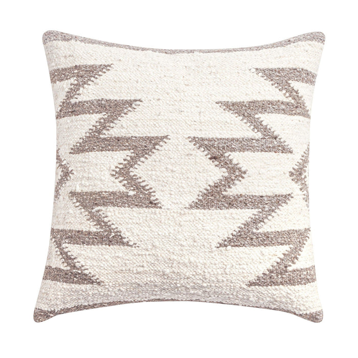 Maguey - Handwoven Square Pillow - Natural / Tan