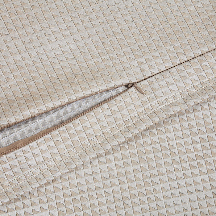 Sydney - Jacquard Lumbar Pillow - Champagne